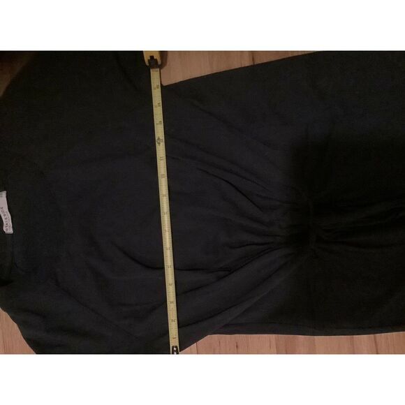 Stateside Navy Ruched T-shirt Dress Tie Front - Picture 7 of 8